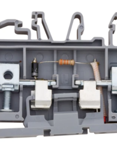 Modular terminal block screwed BTWS 2LD D23 220Vca 6mm² 6.3A